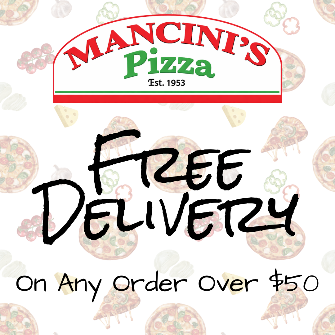 Free Delivery with any order over $50
