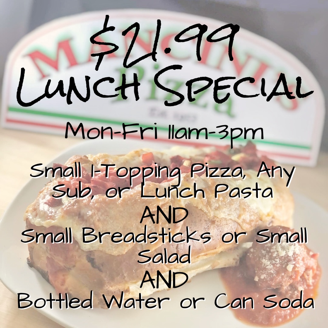 $21.99 lunch special