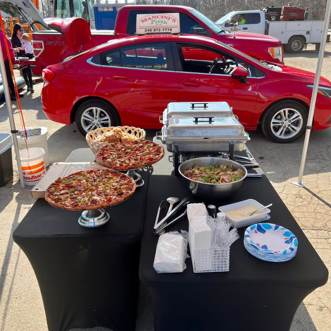 catering event setup