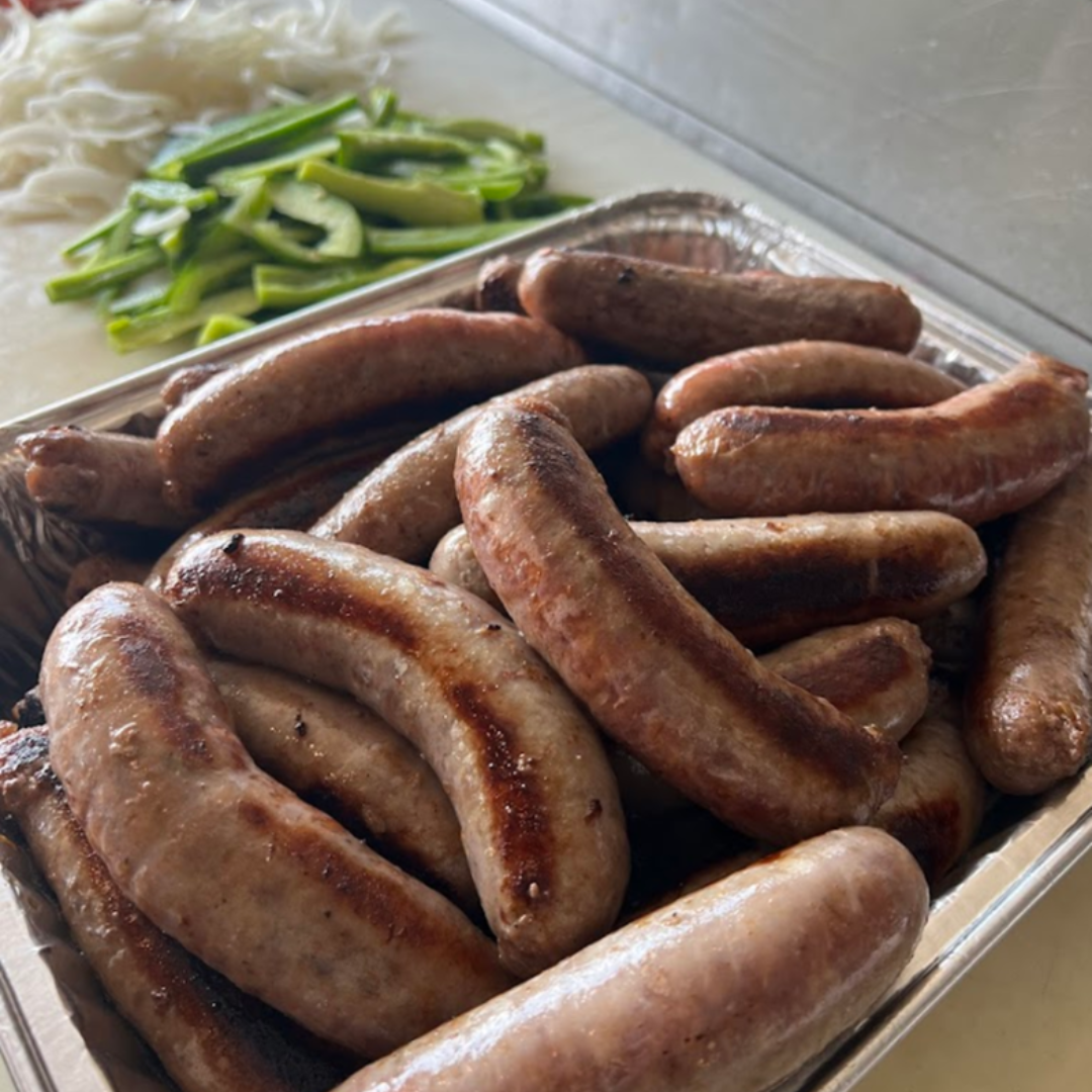 catering sausage and peppers