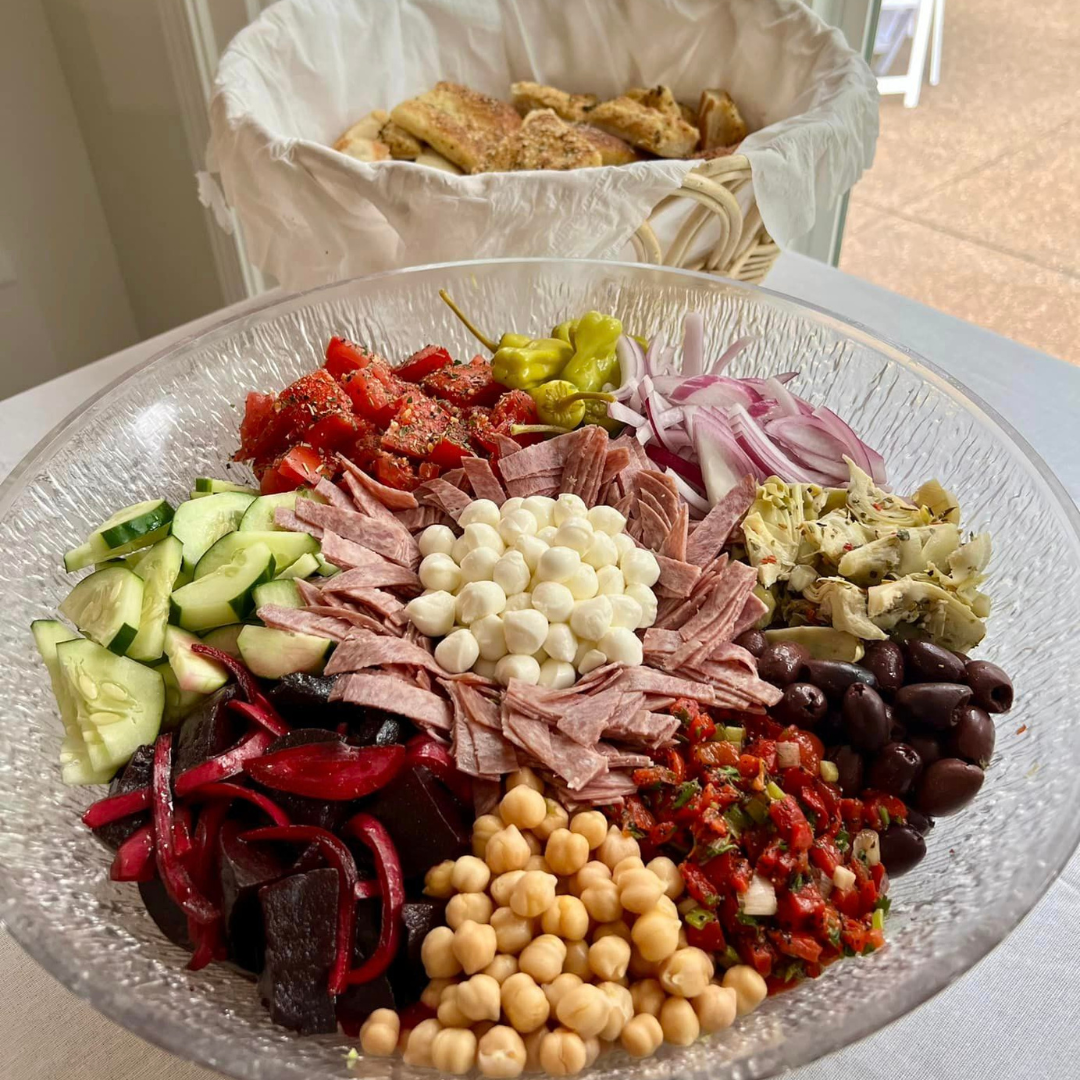 full service catering setup